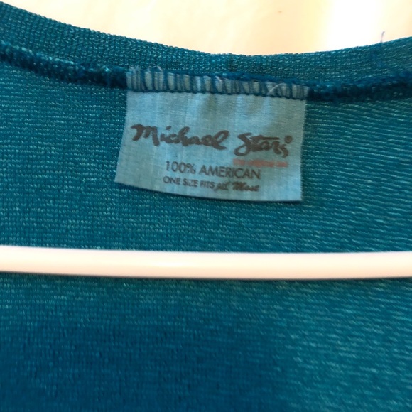 ❌SOLD❌MICHAEL STARS BLUE TOP - Picture 3 of 3